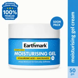 Earthmark Moisturising Gel with Hyaluronic Acid & Niacinamide – Oil-Free Deep Hydration (50 g)